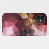 Mosaik in braun-rosa und gelben Farben Case-Mate iPhone Hülle (Rückseite (Horizontal))