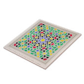 Mosaik in den Sockelen der Ostseite des Turms O Fliese (Seite)