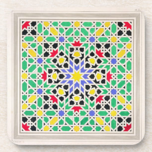 Mosaik in den Sockelen der Ostseite des Turms O Getränkeuntersetzer