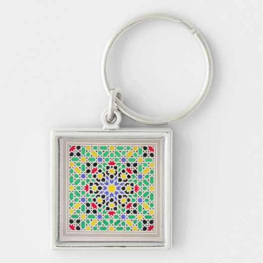 Mosaik in den Sockelen der Ostseite des Turms O Schlüsselanhänger (Vorne)