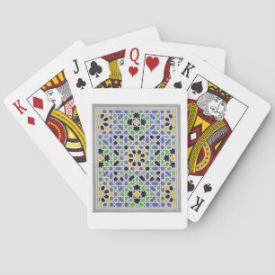 Mosaik in Papa der Tür im Saal der Zwei Spielkarten