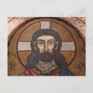 Mosaik Jesu Postkarte