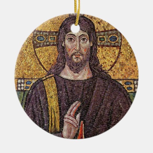 Mosaik Jesus Ornament (Vorne)