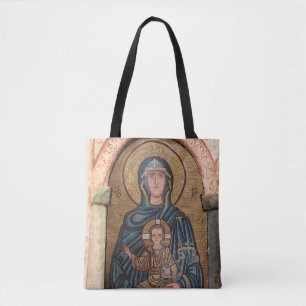 Mosaik Jungfrau Maria und Jesus Tasche