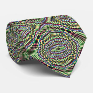 Mosaik Kaleidoskop Art Krawatte