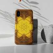 Mosaik Kaleidoskop Blume Gelb Case-Mate iPhone Hülle