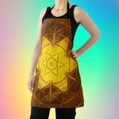 Mosaik Kaleidoskop Blume Gelb Schürze