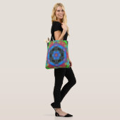 Mosaik Kaleidoskop Blume Rainbow Tasche (Am Model)