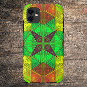 Mosaik Kaleidoskop Gelb und Orange Case-Mate iPhone Hülle