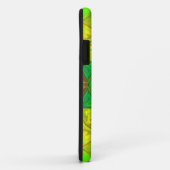 Mosaik Kaleidoskop Gelb und Orange Case-Mate iPhone Hülle (Hinten/Rechts)