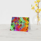 Mosaik Karte (Gelbe Blume)