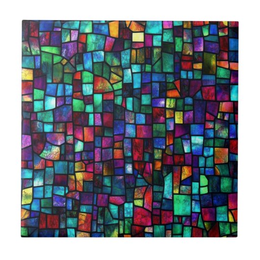 Mosaik Keramik Tile Fliese (Vorderseite)