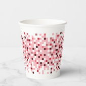 Mosaik, kleine Plätze. Pappbecher (Vorderseite)