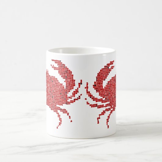 Mosaik-Krabbe Kaffeetasse (Mittel)