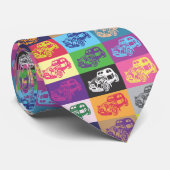 Mosaik-Krawatte Citroen 2CV Krawatte (Gerollt)