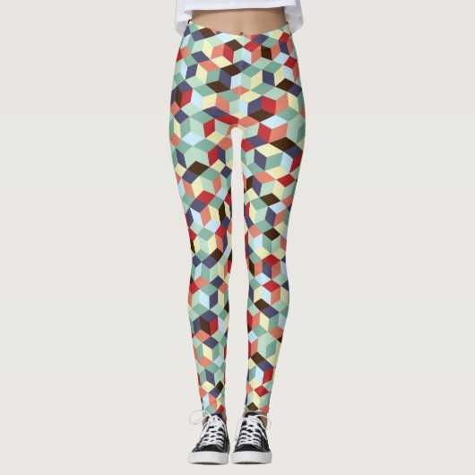 Mosaik Leggings (Vorderseite)