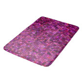 Mosaik Lila rosa Badematte (Schrägansicht)