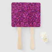 Mosaik Lila rosa Fächer (Vorne und Hinten)