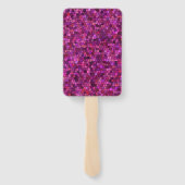 Mosaik Lila rosa Fächer (Rückseite)