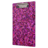 Mosaik Lila rosa Klemmbrett (Links)