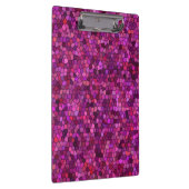 Mosaik Lila rosa Klemmbrett (Rechts)