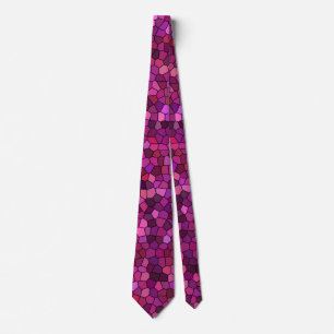 Mosaik Lila rosa Krawatte