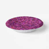 Mosaik Lila Rosa Pappteller (Gewinkelt)