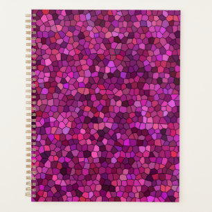 Mosaik Lila rosa Planer