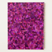 Mosaik Lila rosa Planer (Rückseite)