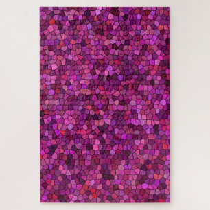 Mosaik Lila rosa Puzzle