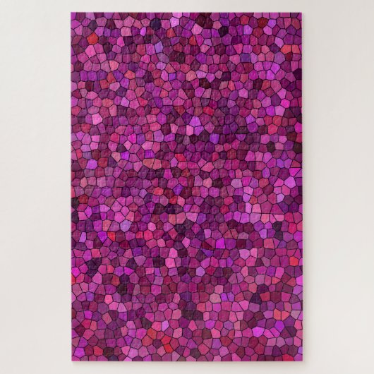 Mosaik Lila rosa Puzzle (Vertikal)