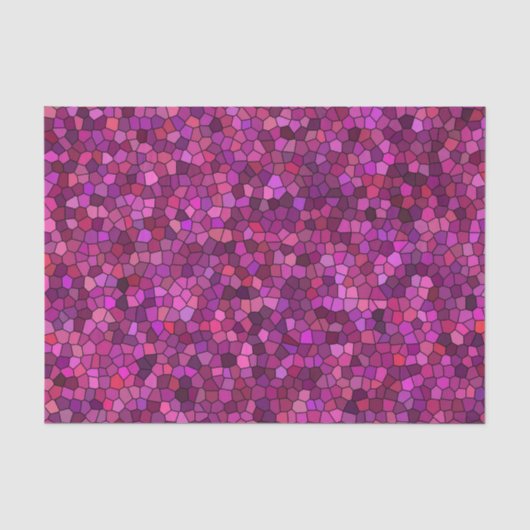Mosaik Lila rosa Seidenpapier (Vorderseite)