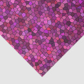 Mosaik Lila rosa Seidenpapier (Ausschnitt)