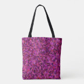 Mosaik Lila rosa Tasche (Rückseite)