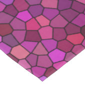 Mosaik Lila rosa Tischdecke (Schrägansicht)