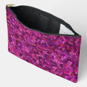 Mosaik Lila rosa Zubehörtasche (Offen)