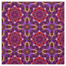 Mosaik-lila Vintages Fraktal-Kaleidoskop Stoff