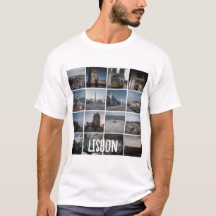 Mosaik Lissabon-Fotos, Portugal T-Shirt