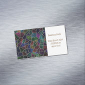 Mosaik Lora, Multicolor Magnetische Visitenkarte (Beispiel)
