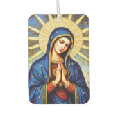 Mosaik-Madonna Autolufterfrischer (Vorderseite)
