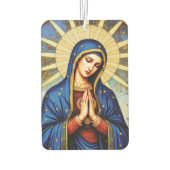 Mosaik-Madonna Autolufterfrischer (Rückseite)