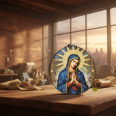 Mosaik-Madonna Schlüsselanhänger