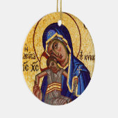 Mosaik Madonna u. Kinderikone Keramikornament (Rechts)