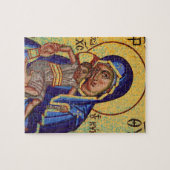 Mosaik Madonna u. Kinderikone Puzzle (Horizontal)