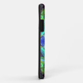 Mosaik Mandala Blume Lila Blau und Grün Case-Mate iPhone Hülle (Hinten/Rechts)