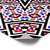 Mosaik Mandala Poster (Ecke)