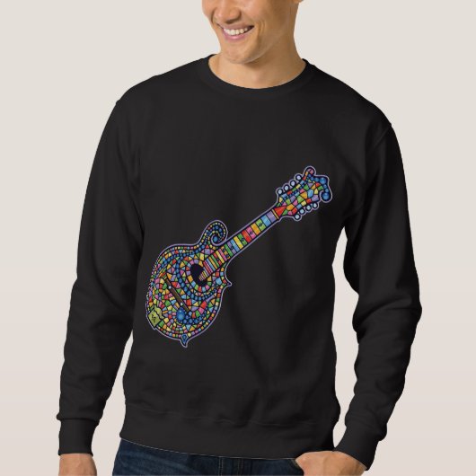 Mosaik-Mandoline Sweatshirt (Vorderseite)