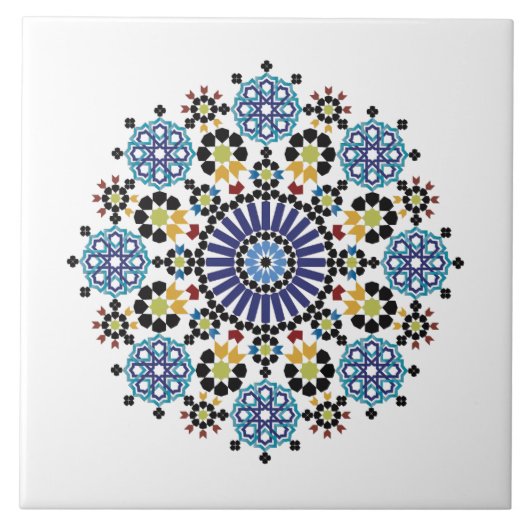 Mosaik Marocain! Zellige Marocain Fliese (Vorderseite)