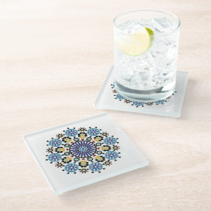 Mosaik Marocain! Zellige Marocain Glasuntersetzer