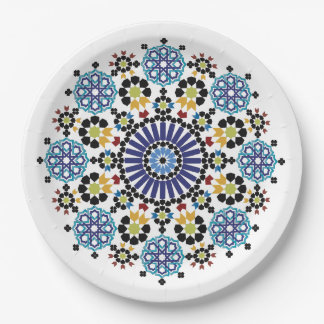 Mosaik Marocain! Zellige Marocain Pappteller